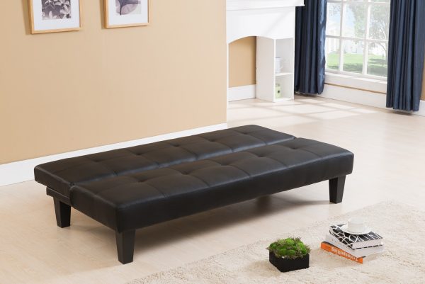 Comfy PU Sofa Bed - Image 4